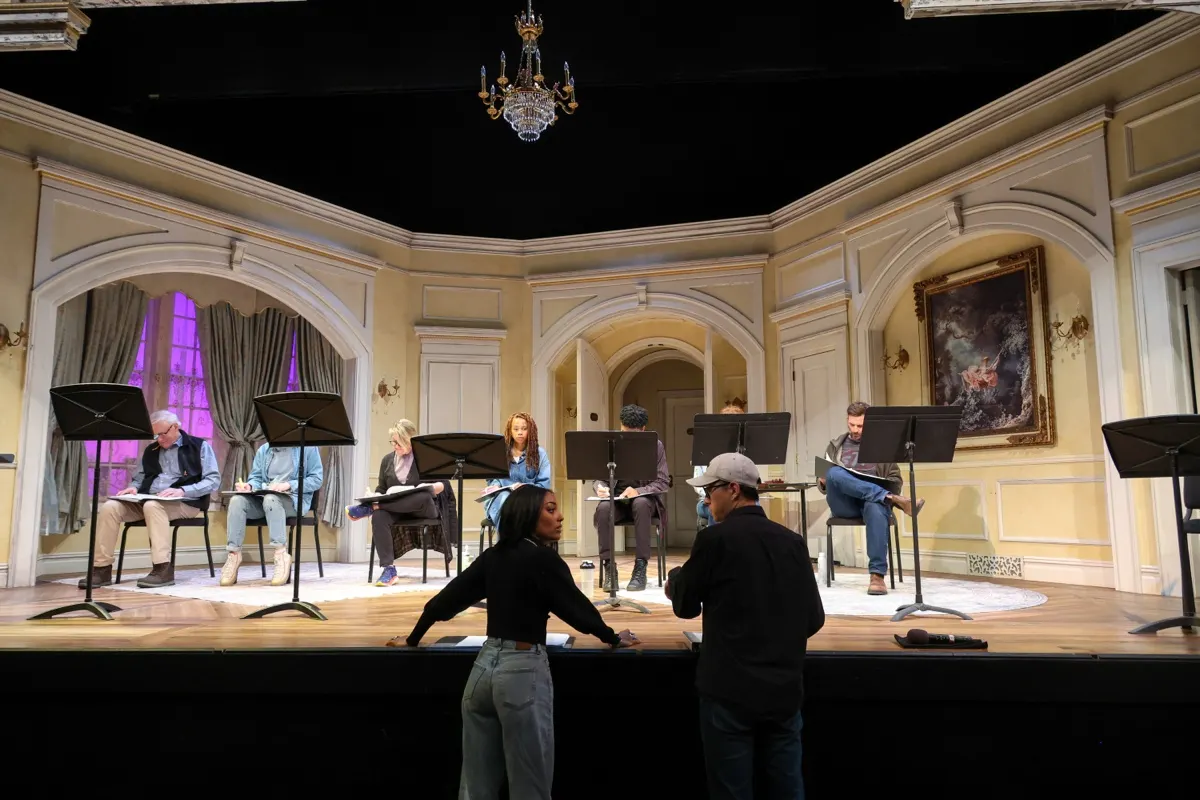 Intimate stage reading of a new work