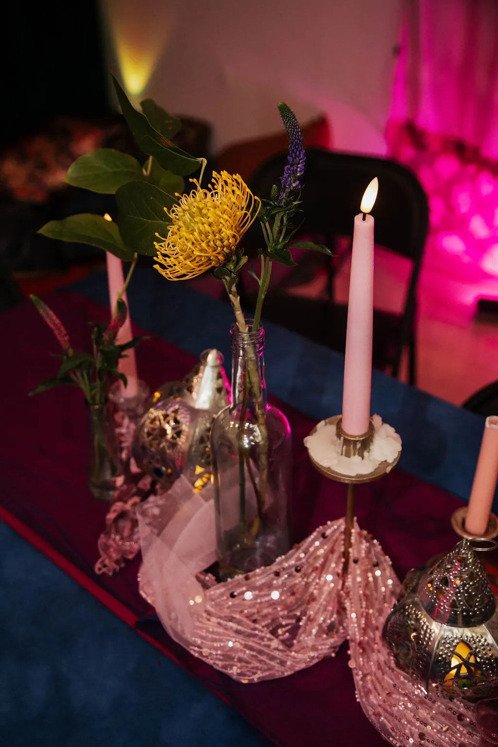 A curated table setting at an AF Theatricals salon